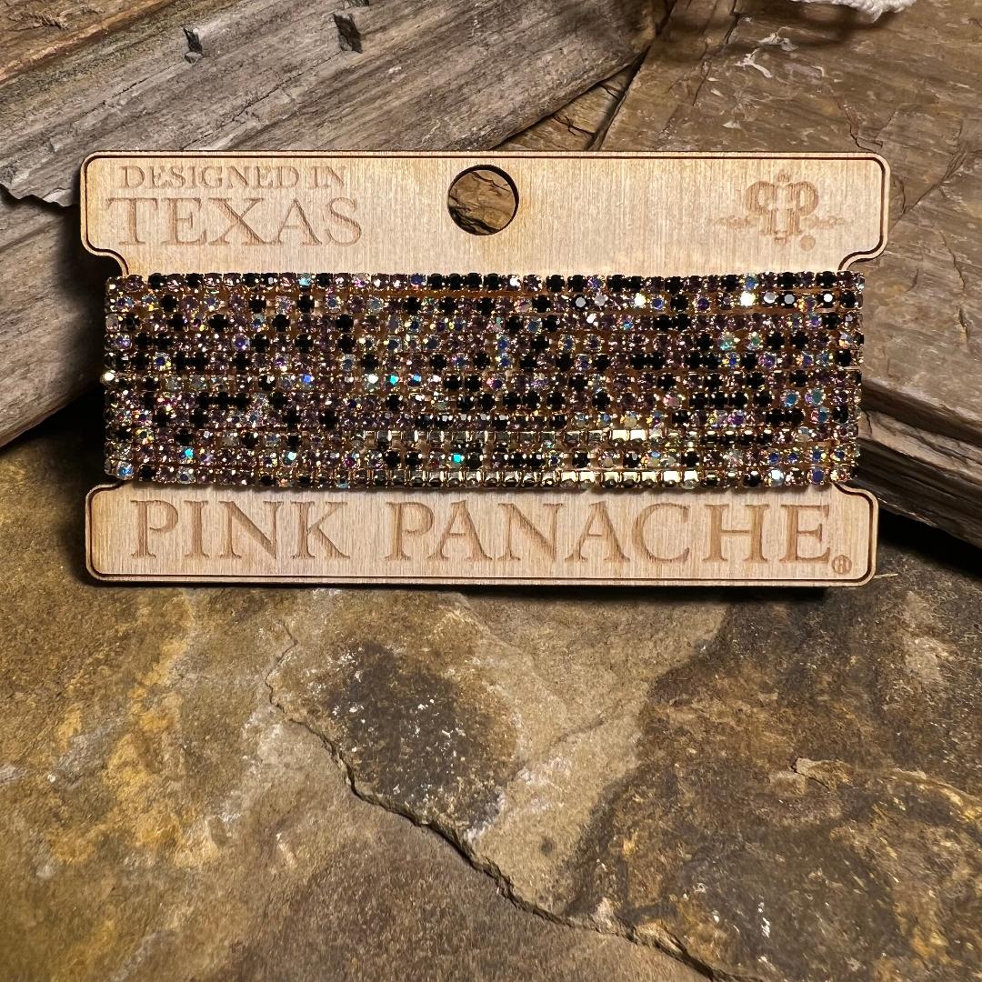 Black & AB Rhinestone Bracelet