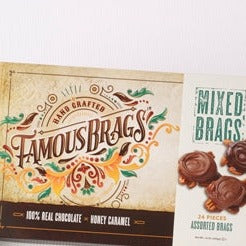 3.5oz 6pc Mixed Brags Famous Brags Jrs
