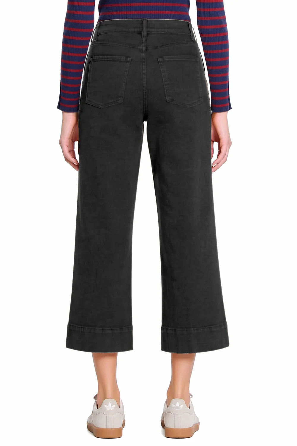 Front Crease Stitch Crop Jean