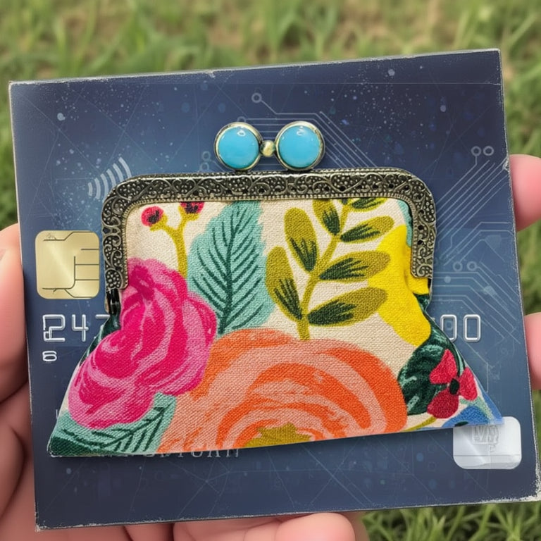 Credit Card Clutch Joliet Rose Cream