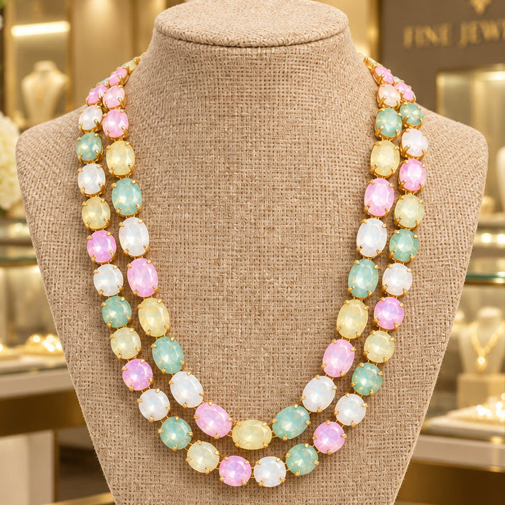 Gemma Pastel Layered Necklace