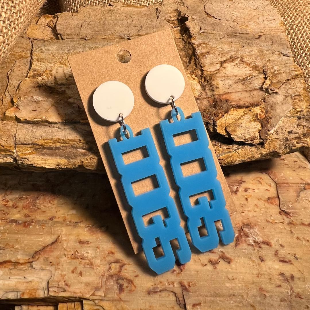 DOGS Dangle Acrylic Earrings