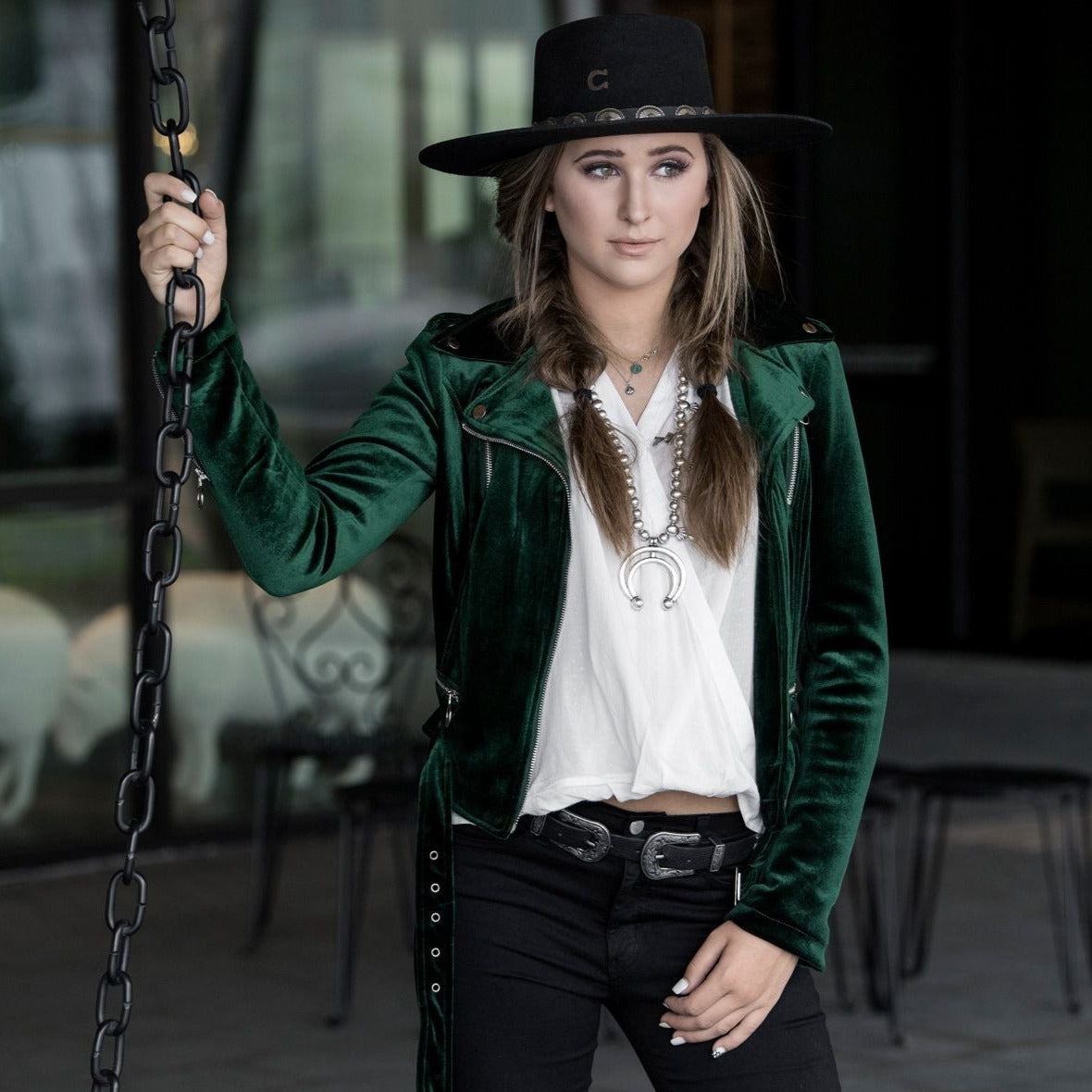 High Desert Black Felt Hat