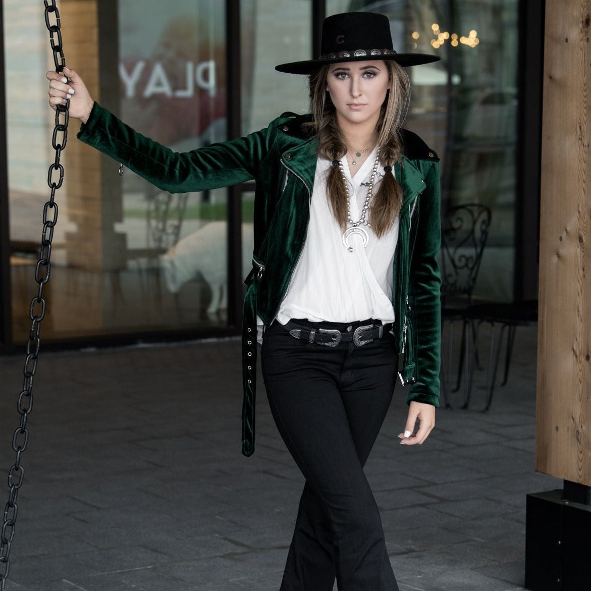 High Desert Black Felt Hat