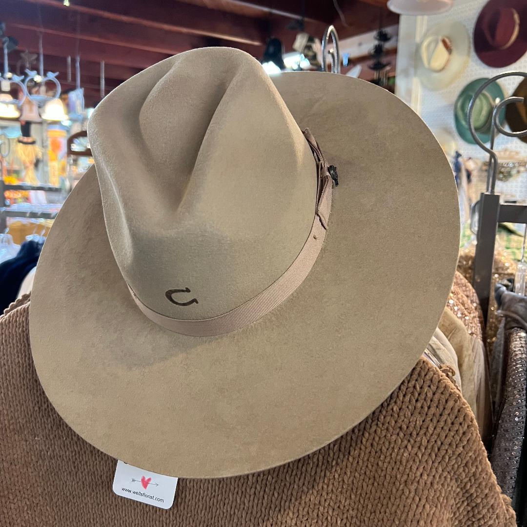 Highway Charlie 1 Horse Felt Hat in Mushroom