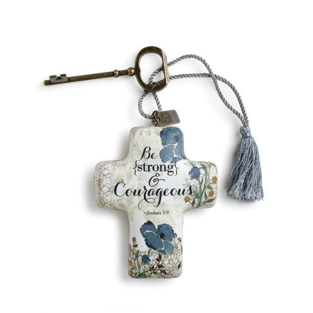 Strong & Courageous Artful Cross