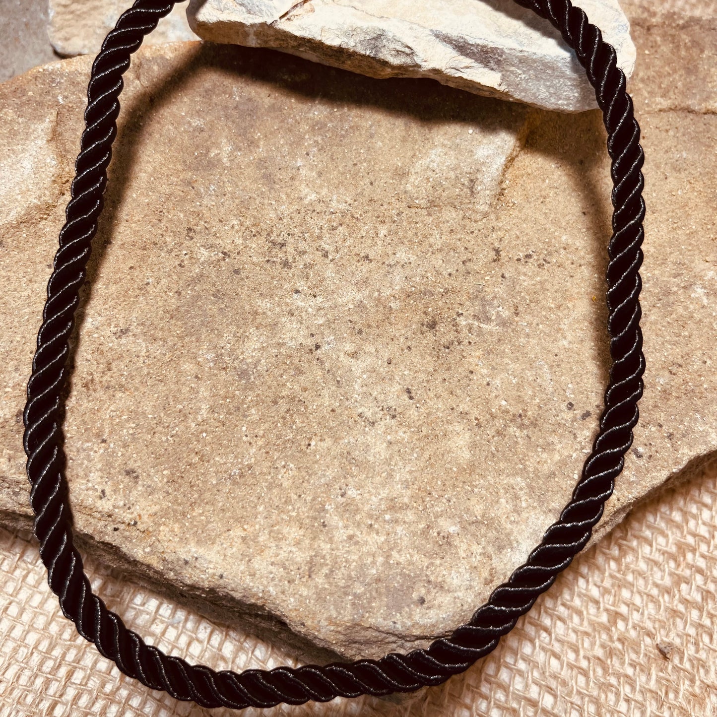 Black Rope Necklace