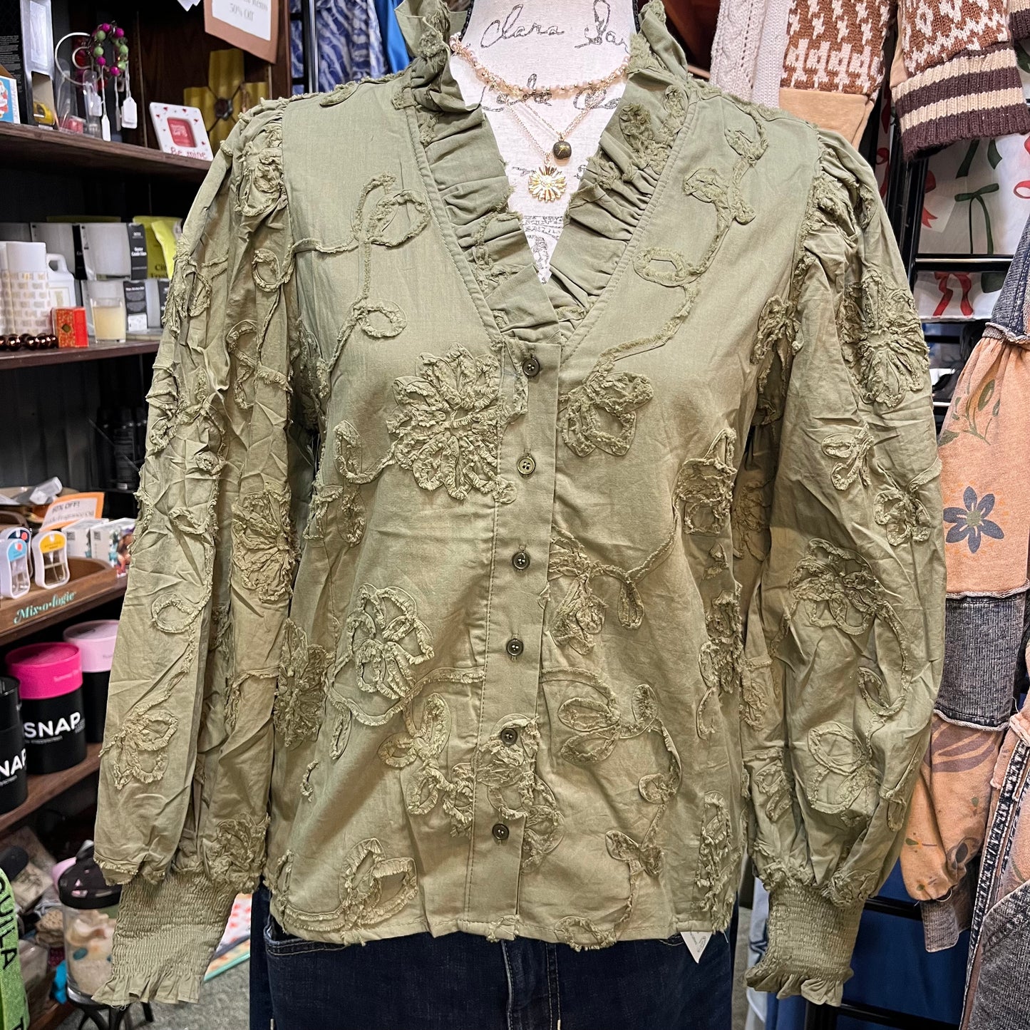 Floral Fever Ruffle Blouse