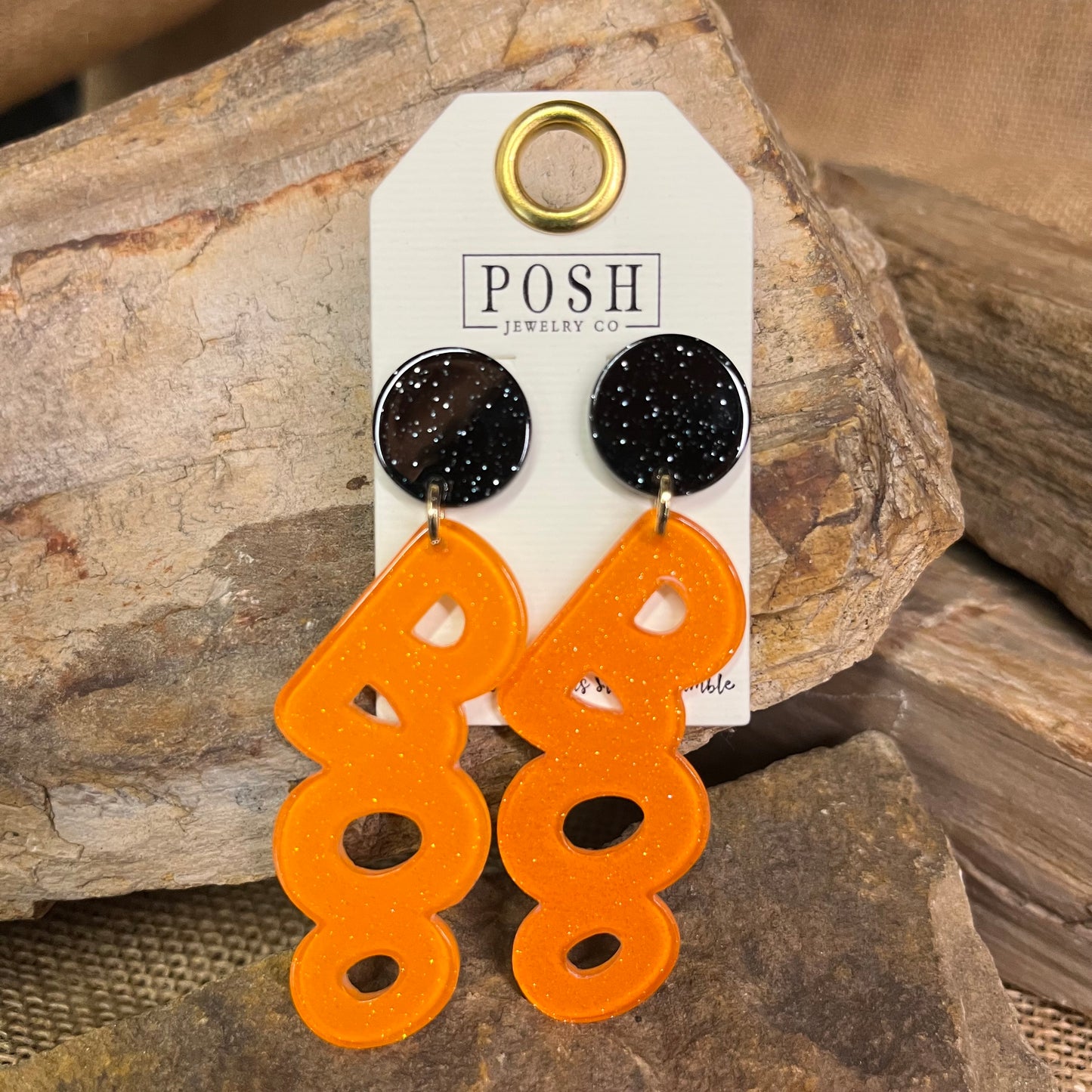 BOO Acrylic Earring