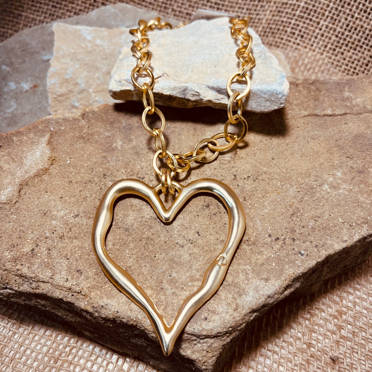 Gold Plated Heart Necklace