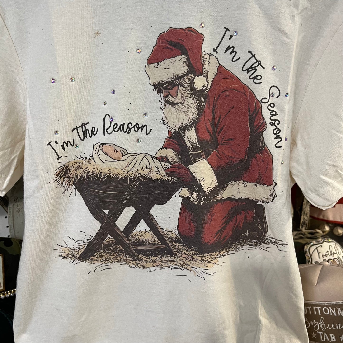 I'm The Reason For Season Tee with Bling