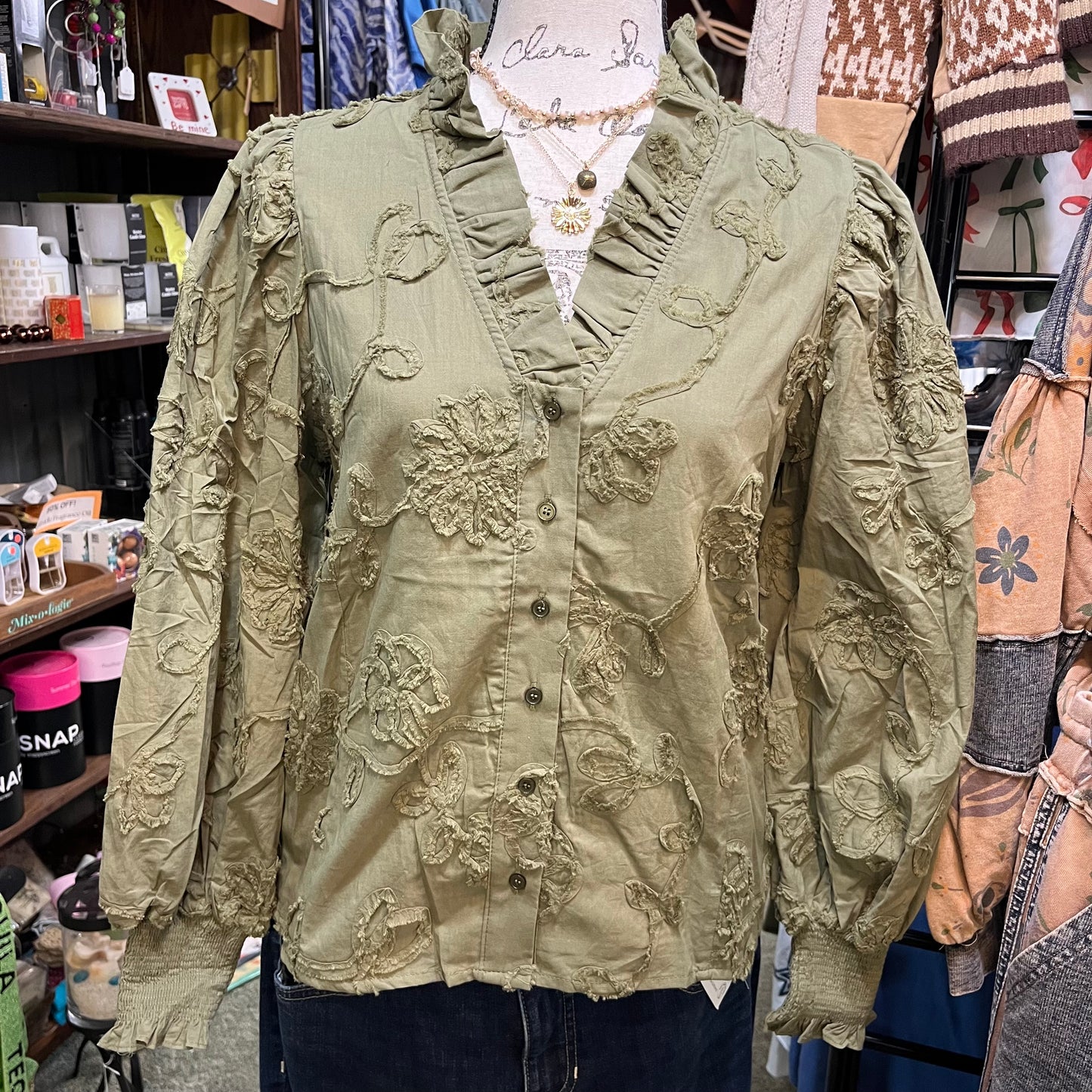 Floral Fever Ruffle Blouse