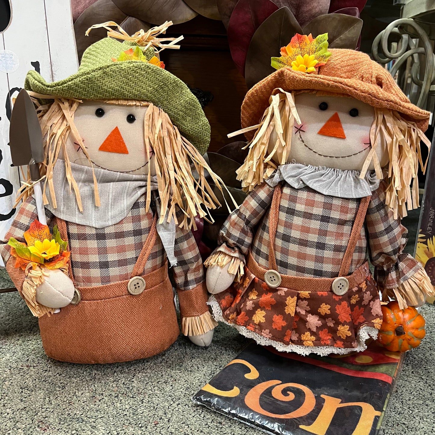 Plush Scarecrow Boy or Girl Large