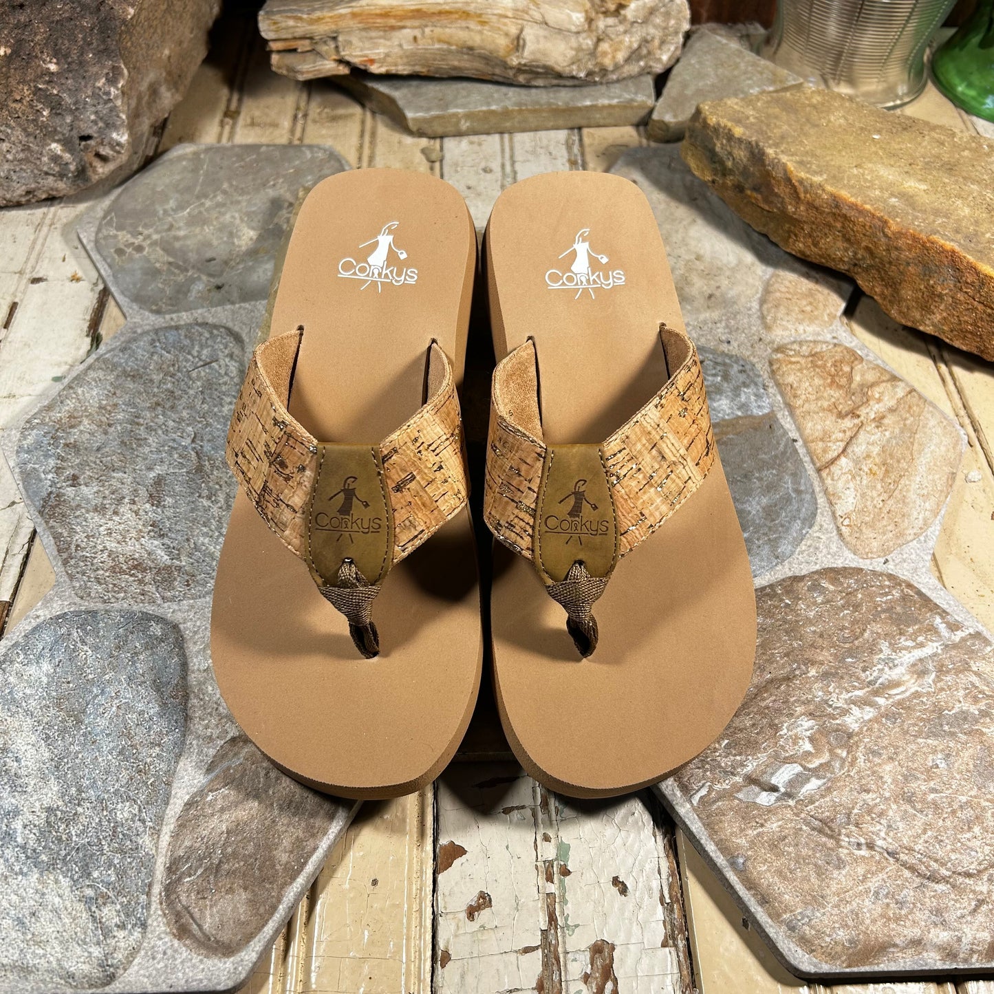 Glitter Cork Flip Flop/Sandal