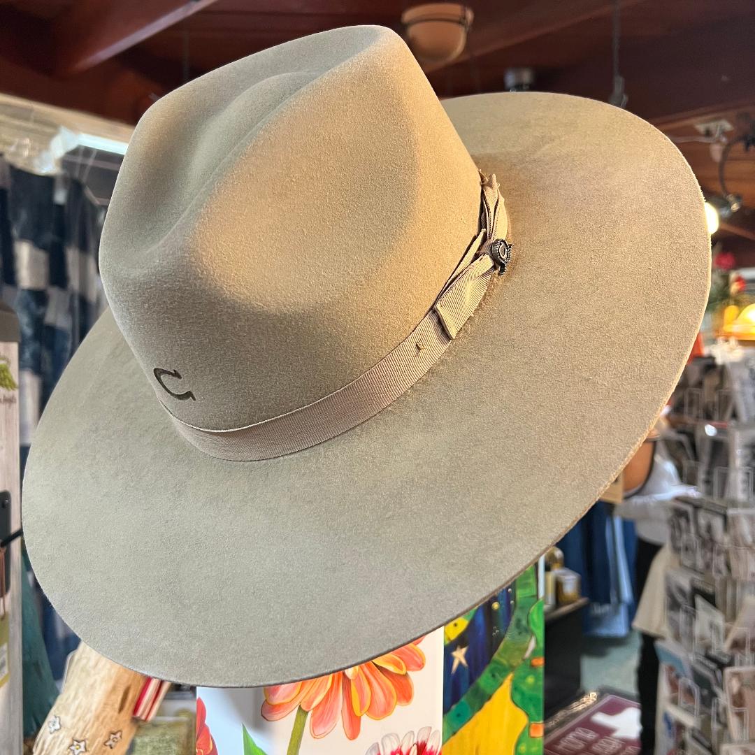 Highway Charlie 1 Horse Felt Hat in Mushroom
