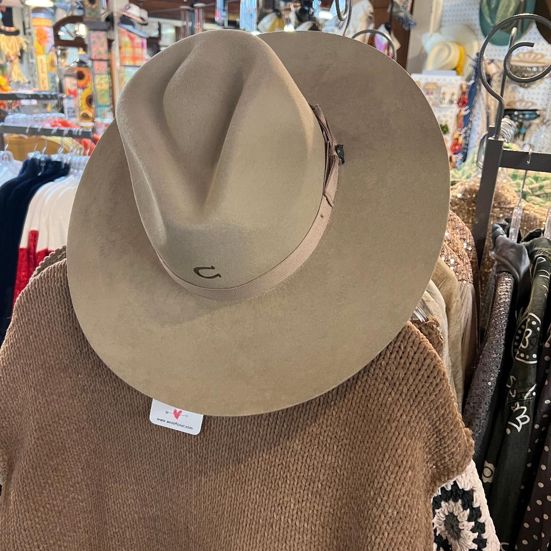 Highway Charlie 1 Horse Felt Hat in Mushroom