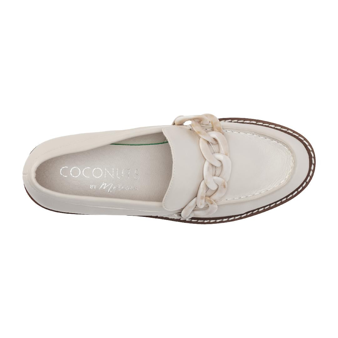 Louie Coconuts Chunky Loafer with Chain Detail