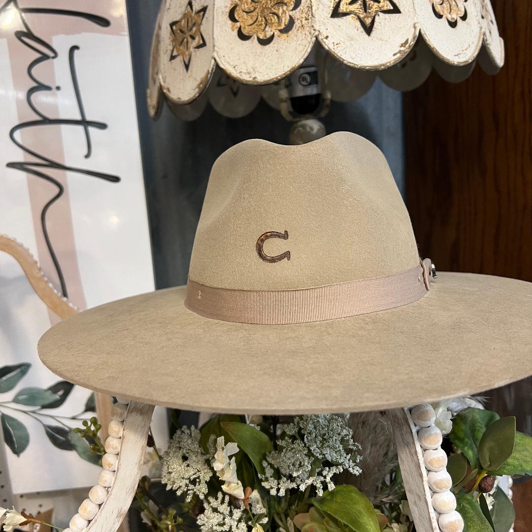 Highway Charlie 1 Horse Felt Hat in Mushroom