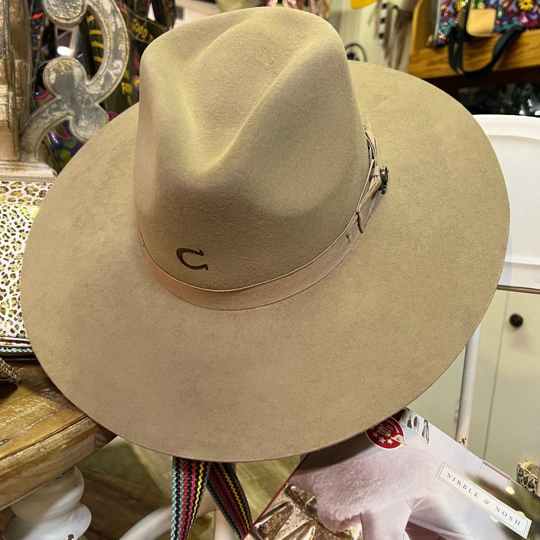 Highway Charlie 1 Horse Felt Hat in Mushroom