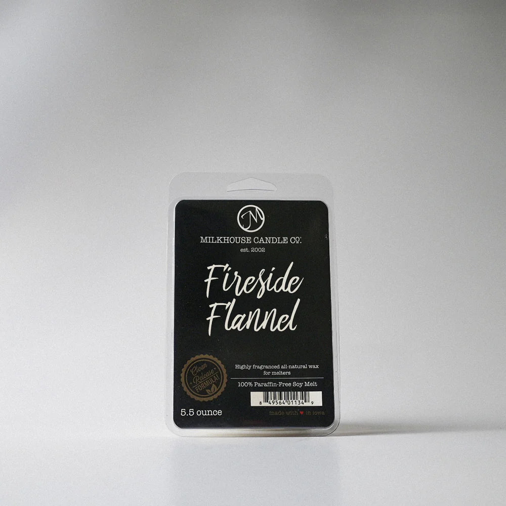 Fireside Flannel Soy Wax Candle and Melts