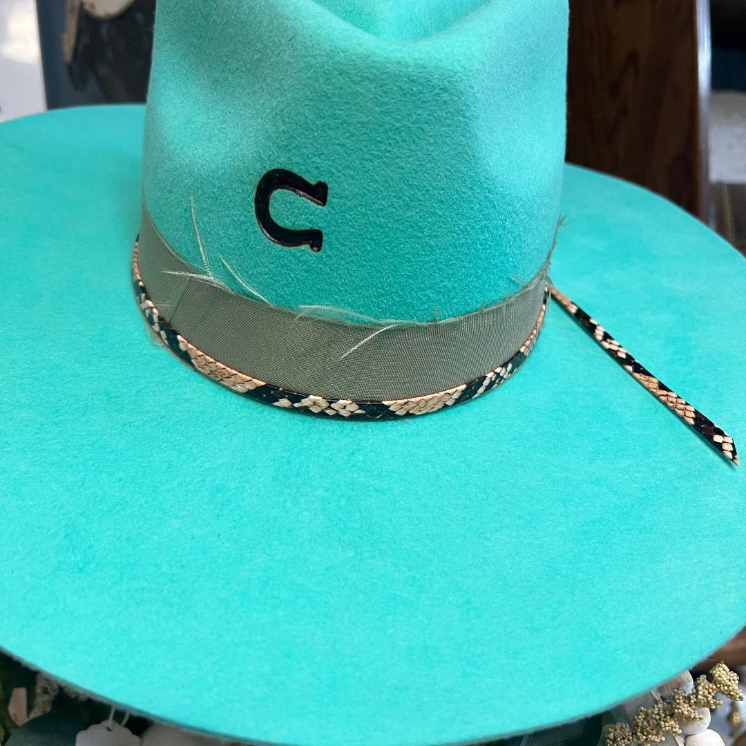 Spearpoint Mint Green Charlie 1 Horse Felt Hat