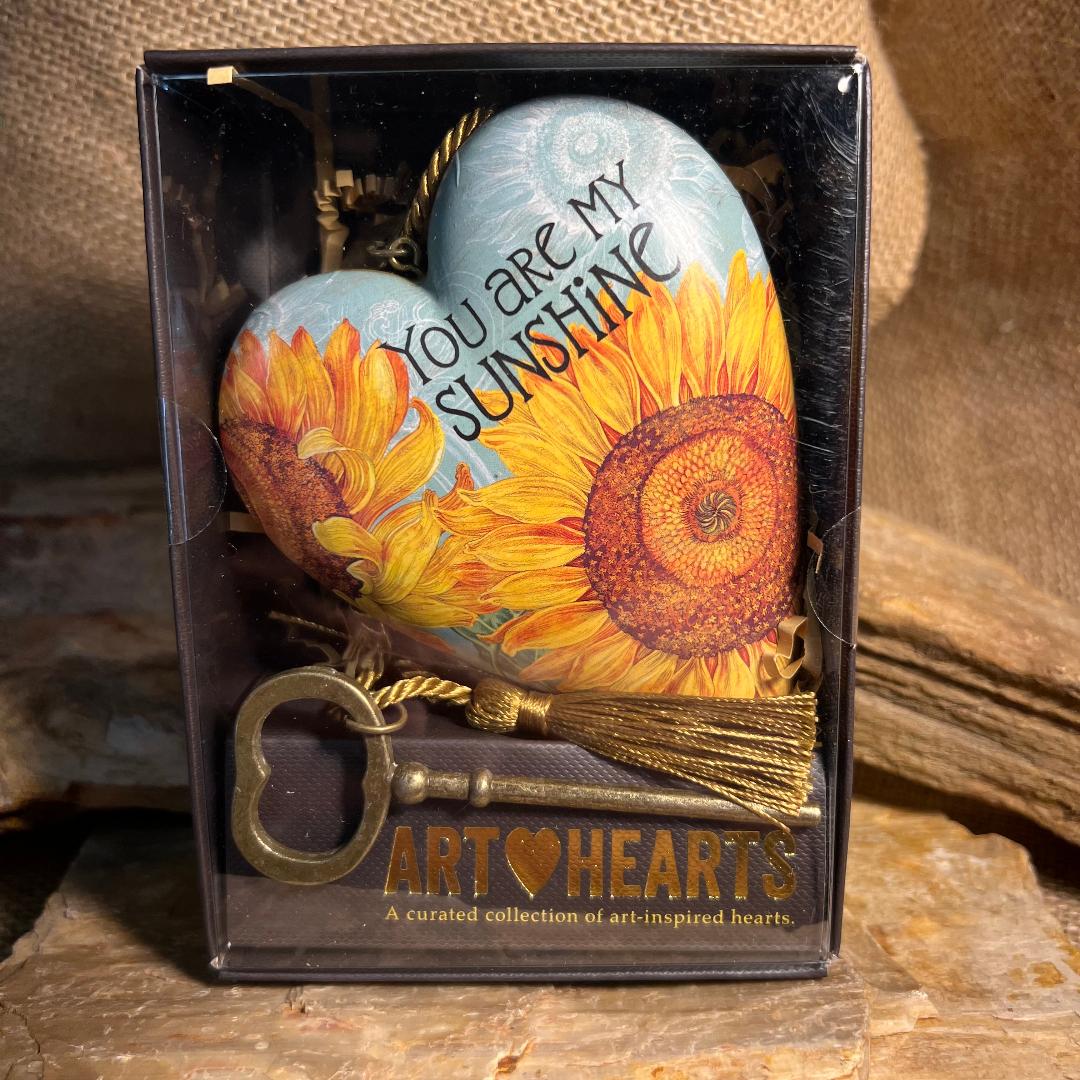 You Are My Sunshine Art Heart