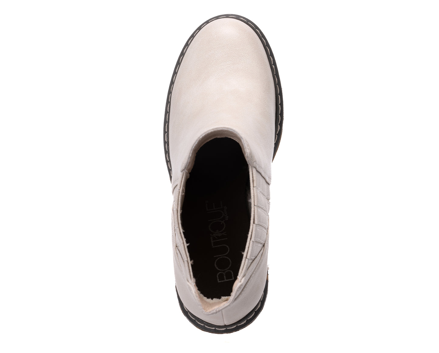 Pecan Pie Ivory Smooth Bootie