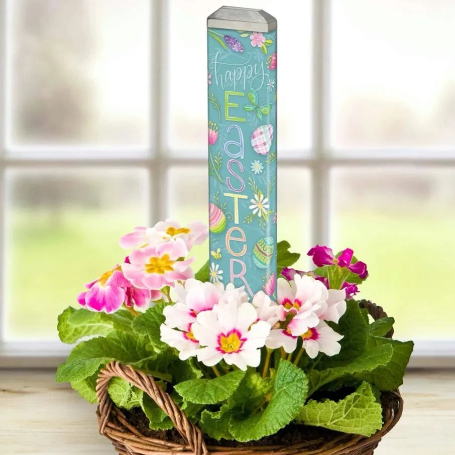 Happy Easter 13" Mini Art Pole