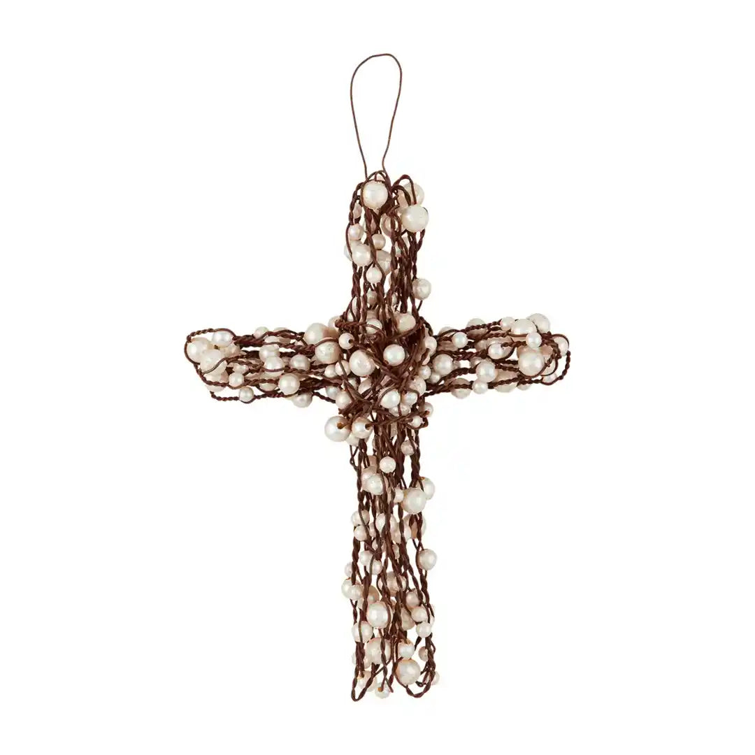 Beaded Wire Cross Various Sizes