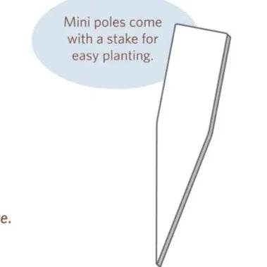 Find Peace 16" Mini Art Pole