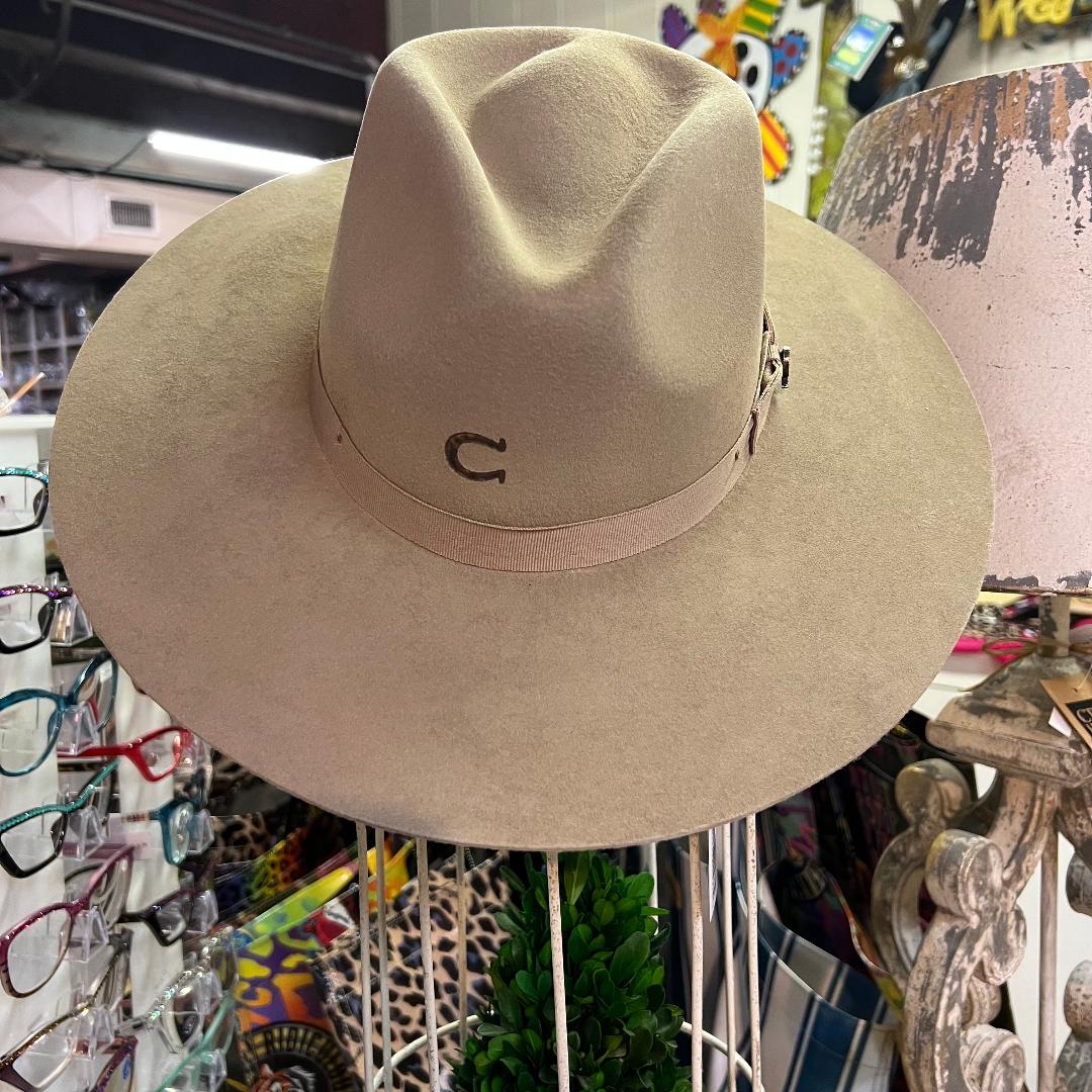 Highway Charlie 1 Horse Felt Hat in Mushroom