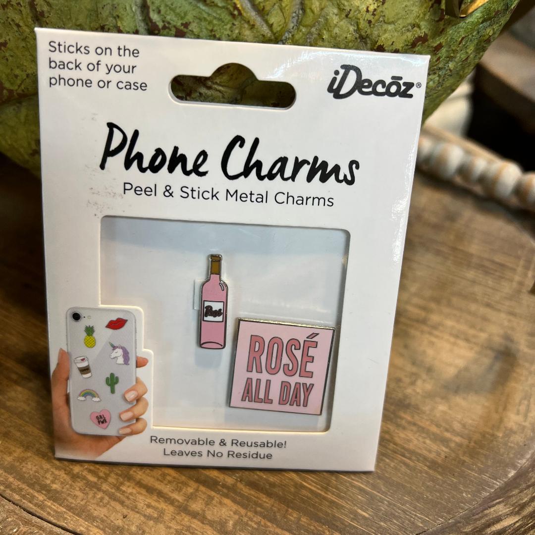 Cell Phone Charms Rose' All Day