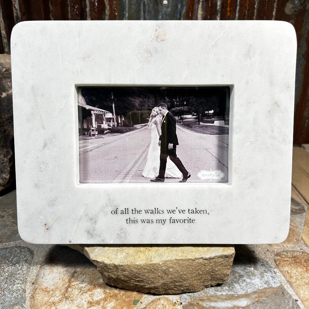 All The Walks Marble Frame