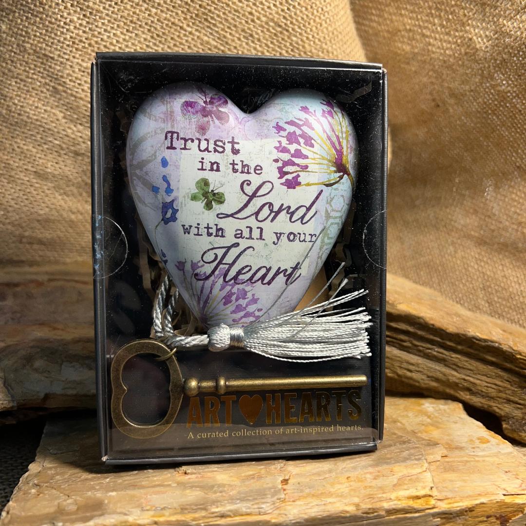 Trust In The Lord Art Heart