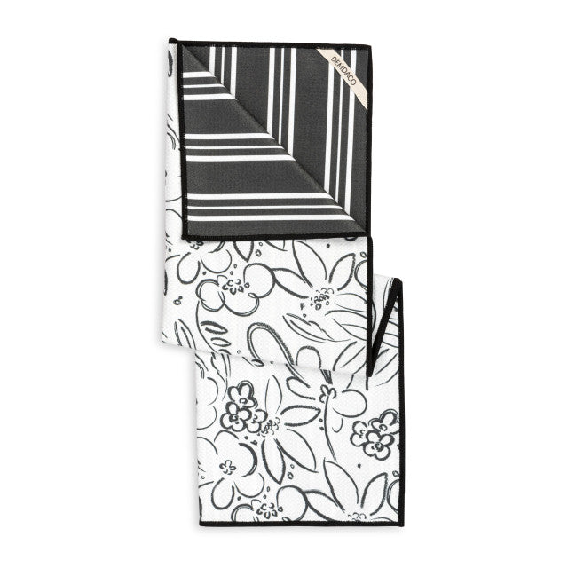 Modern Floral Absorbent 2-Sided Towel