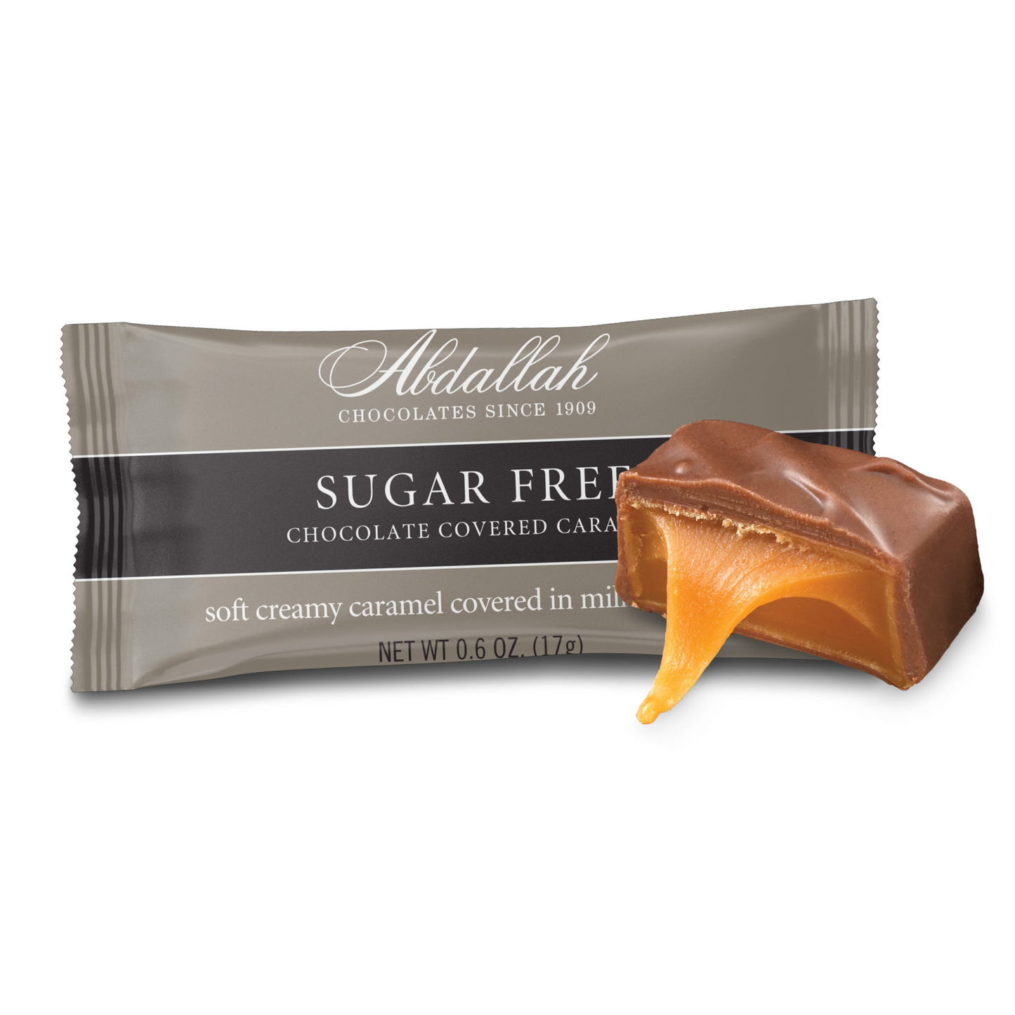 Sugar Free Chocolate Covered Caramel Singles