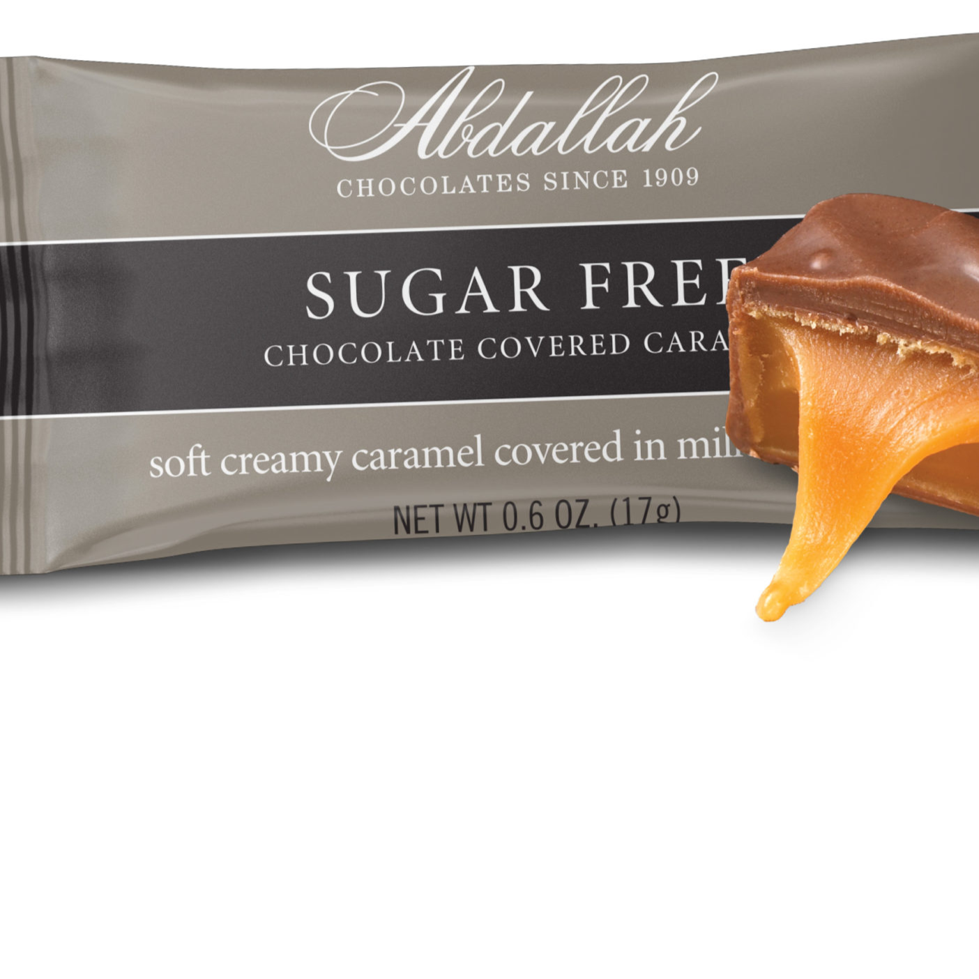 Sugar Free Chocolate Covered Caramel Singles