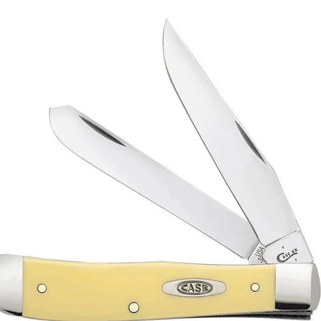 Yellow Synthetic CS Trapper Knife