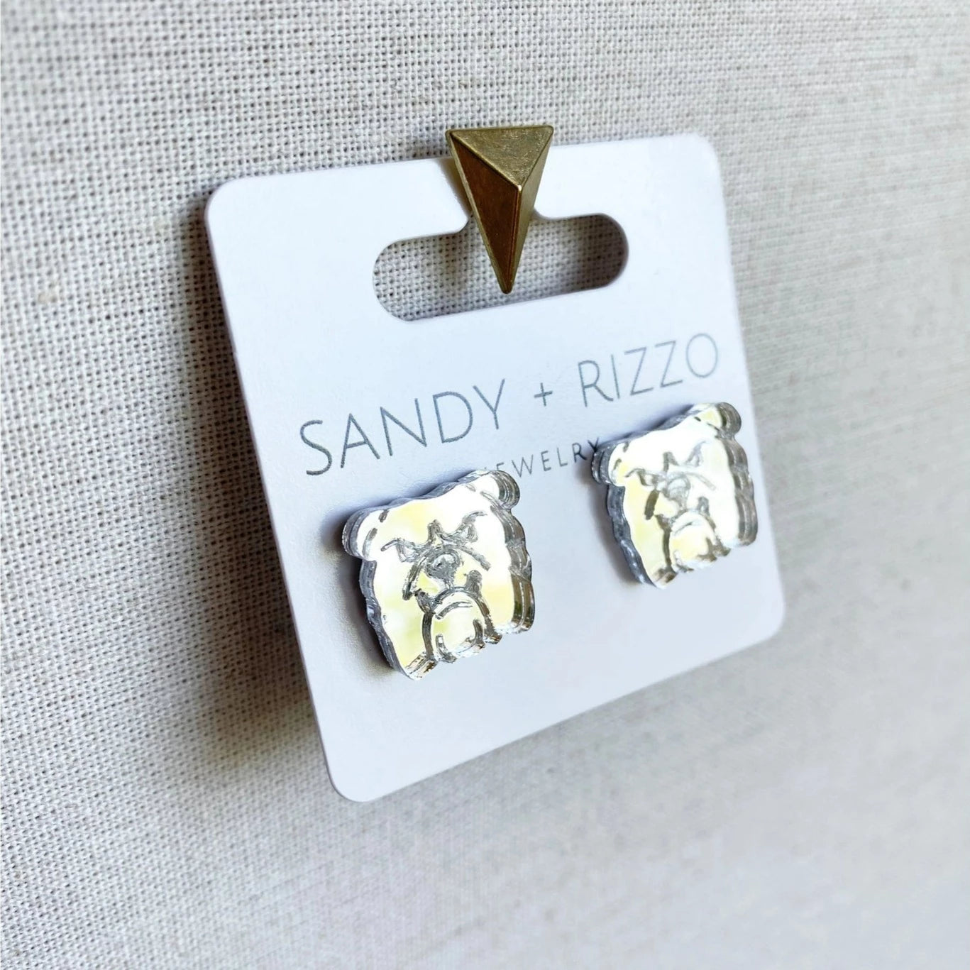 Bulldog Stud Earrings