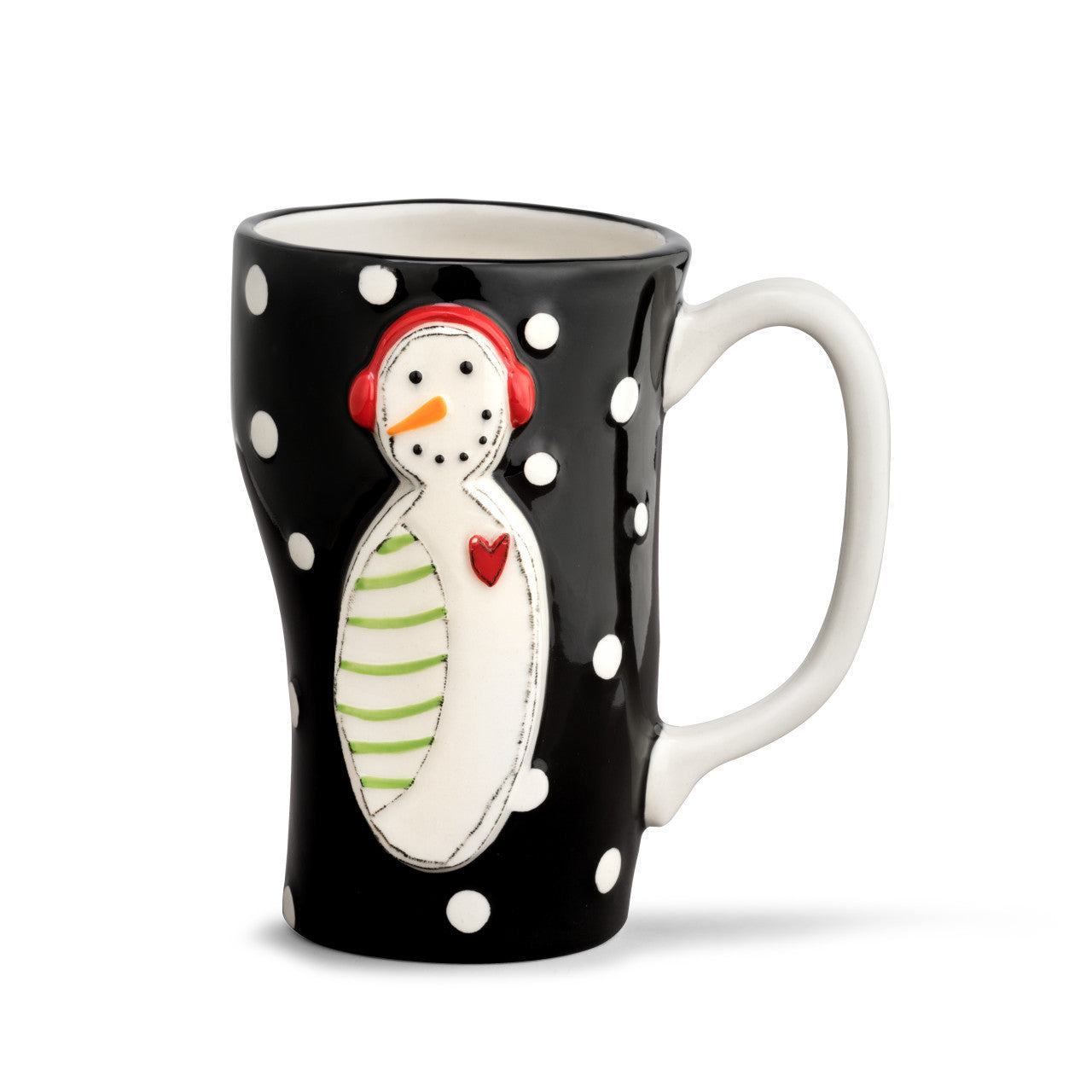 Snowman Polka Dot Mug