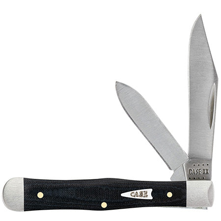 Smooth Black Micarta Small Swell Center Jack