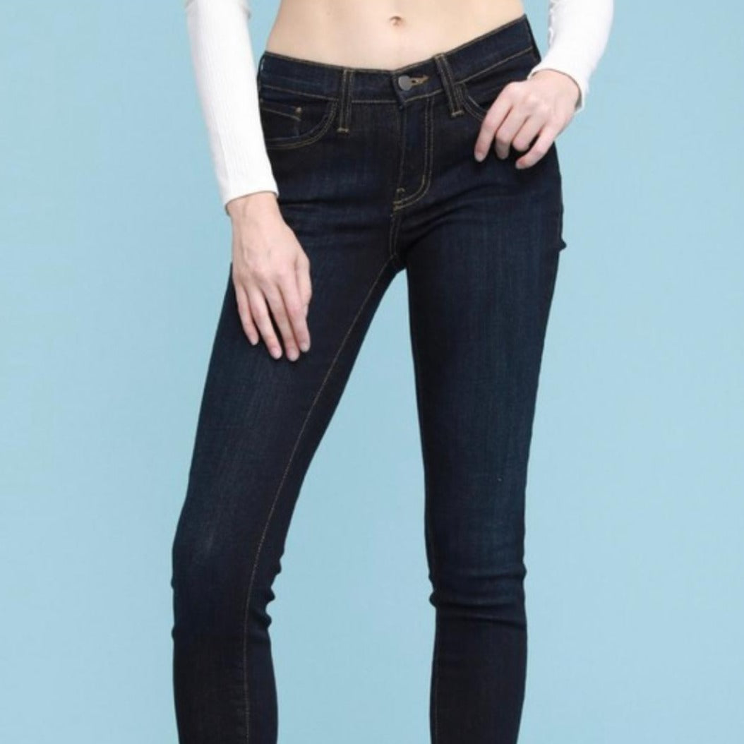Classic Wash Skinny Jeans