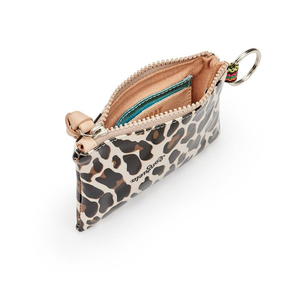 Mona Brown Leopard Teeny Pouch
