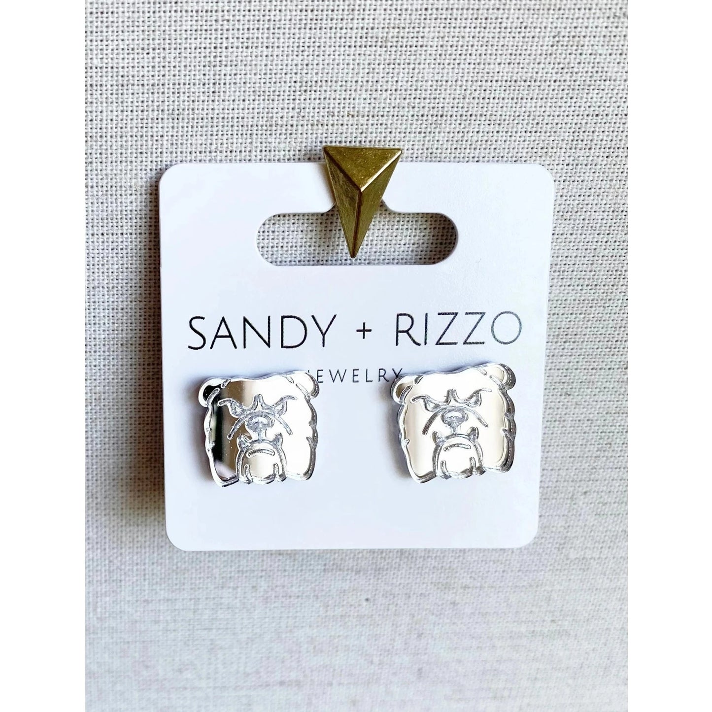 Bulldog Stud Earrings
