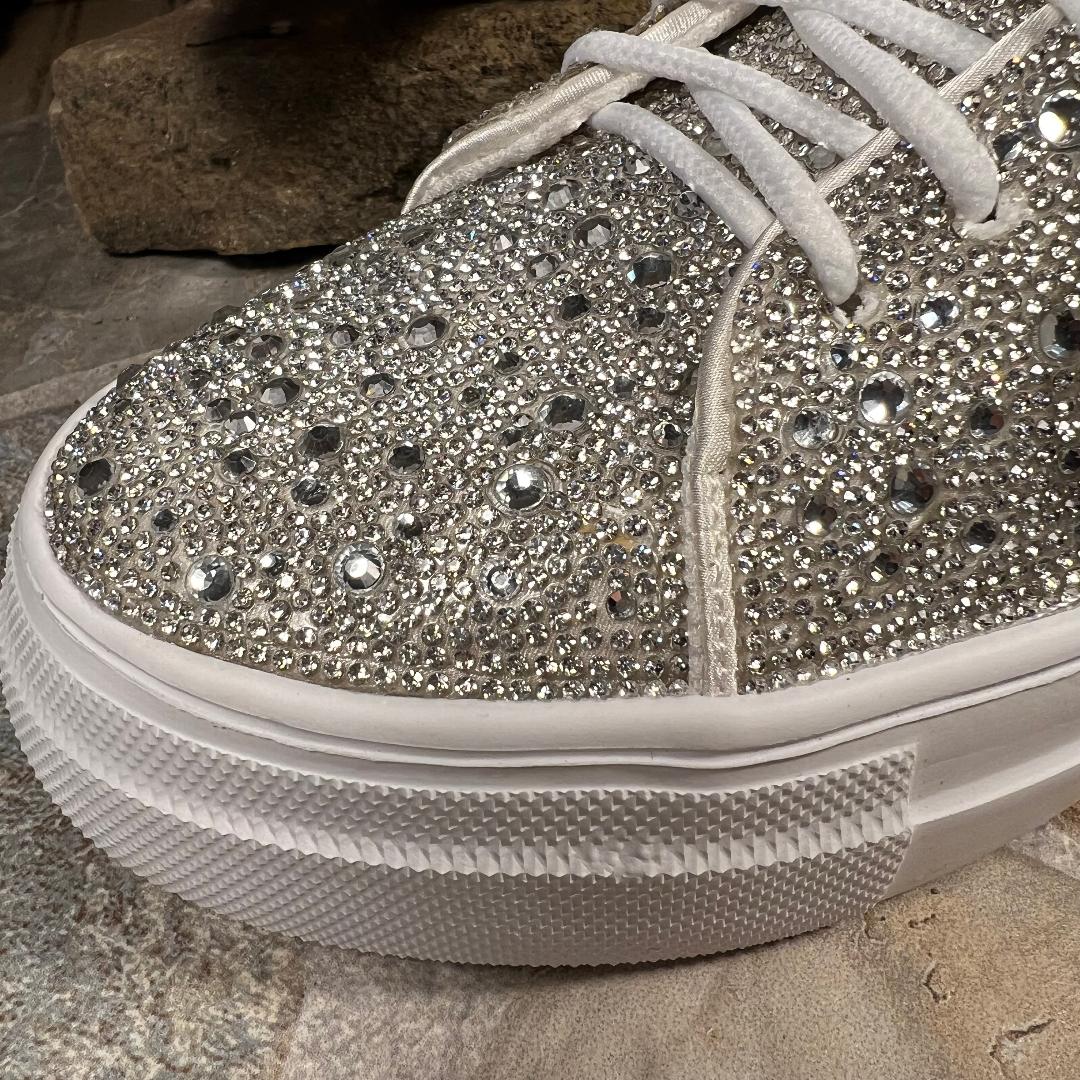 BEDAZZLE Clear Rhinestone Sneaker