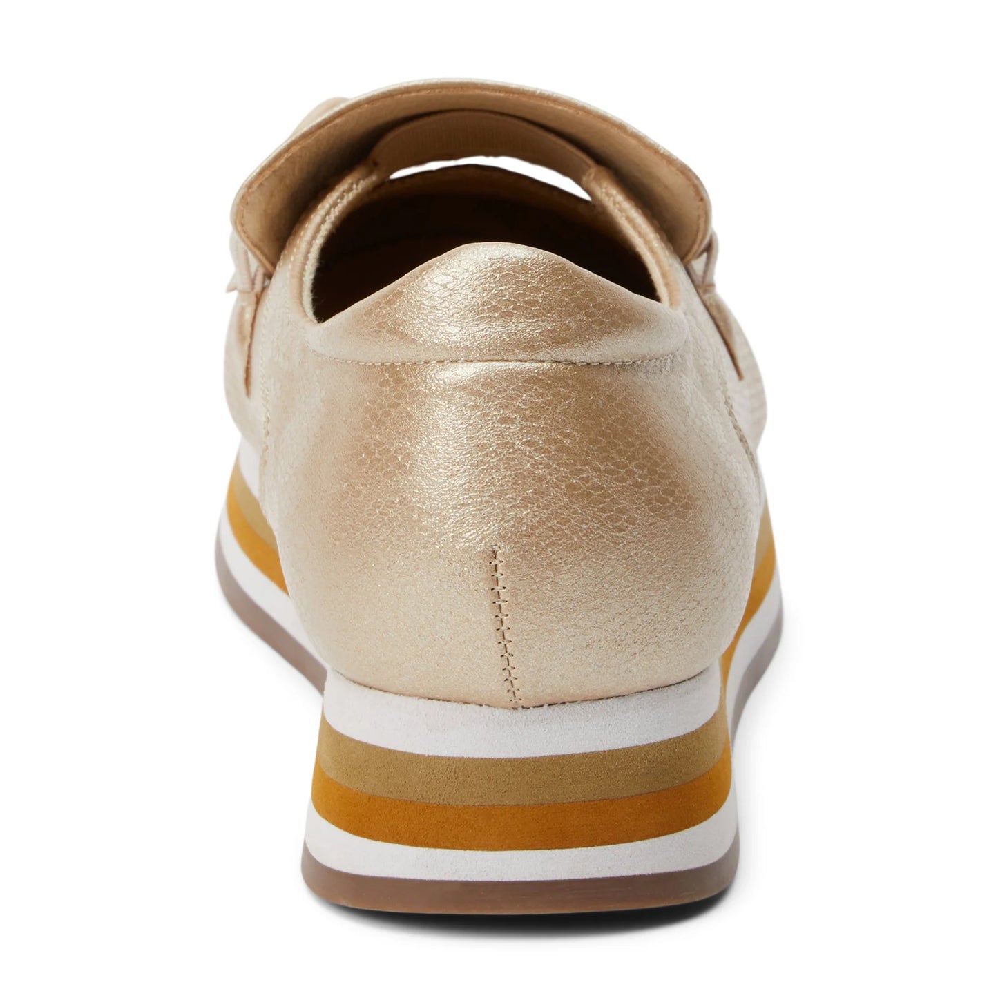 Bess Platform Gold Loafer