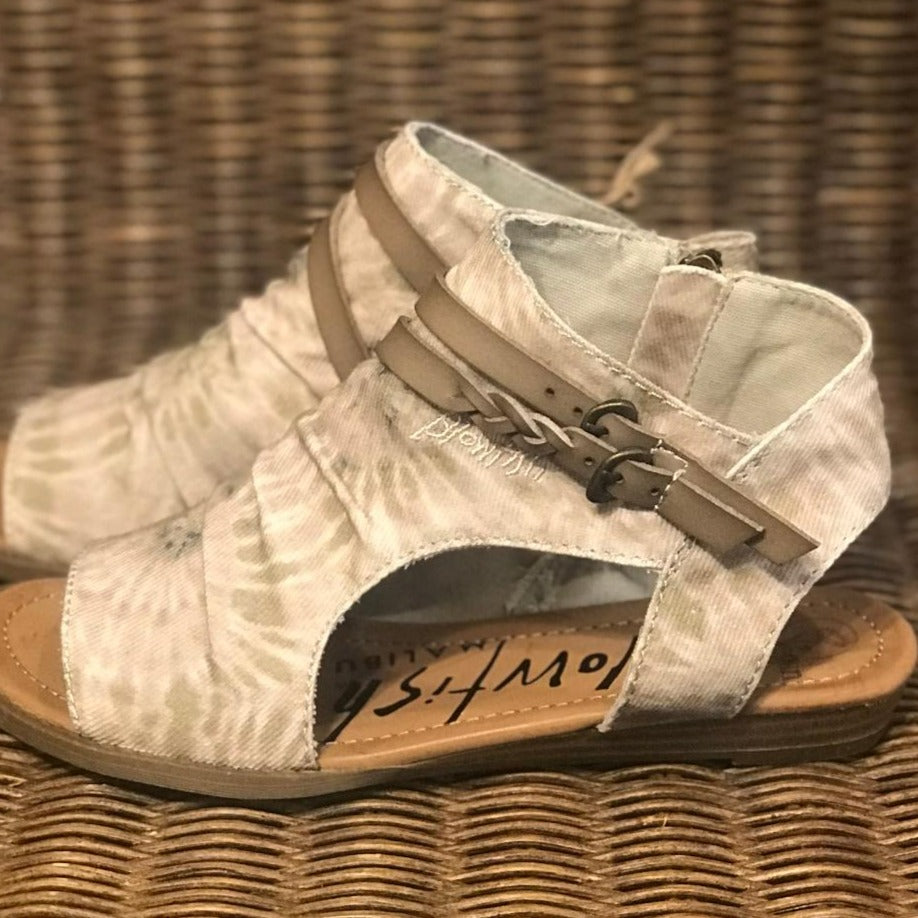 Blumoon Tie Dye Micro Wedge Sandal