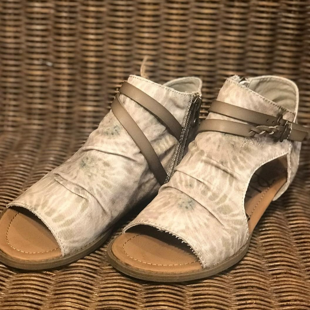 Blumoon Tie Dye Micro Wedge Sandal