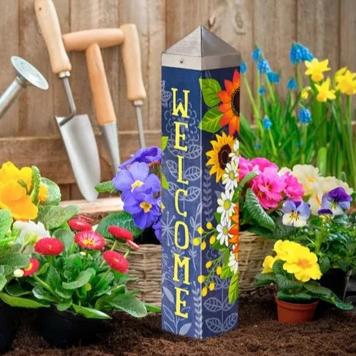 Denim Garden 20" Art Pole