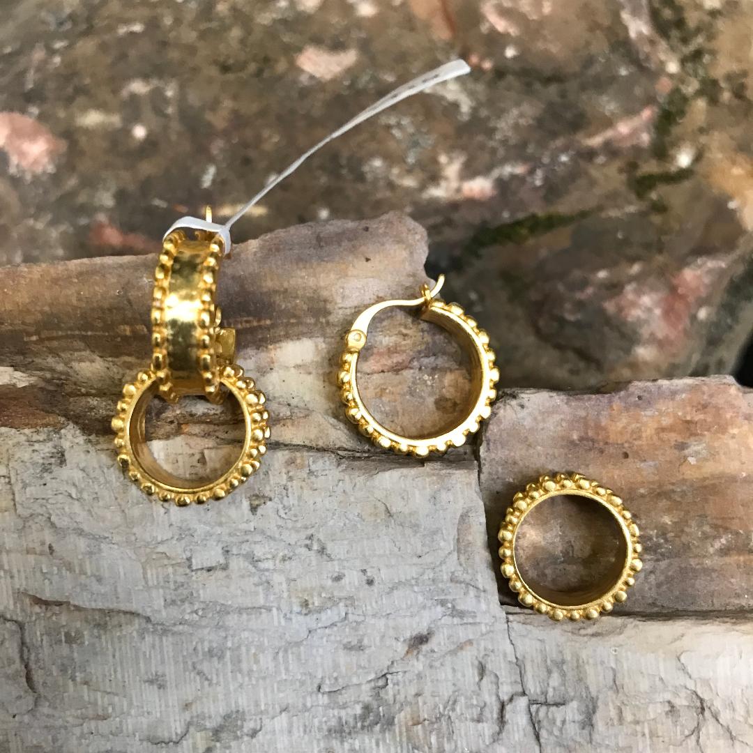 Marbella 2-in-1 Gold Earring